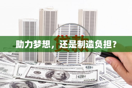 上林助力梦想，还是制造负担？