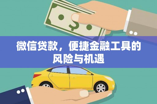 桐乡微信贷款，便捷金融工具的风险与机遇
