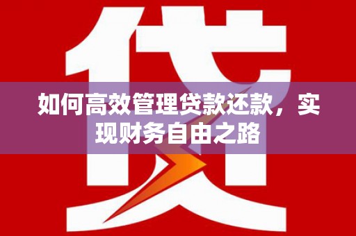 鸡冠如何高效管理贷款还款，实现财务自由之路