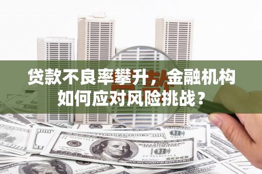 平潭贷款不良率攀升，金融机构如何应对风险挑战？