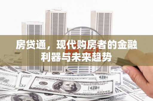 开阳房贷通，现代购房者的金融利器与未来趋势