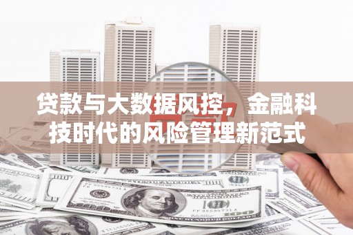 双牌贷款与大数据风控，金融科技时代的风险管理新范式