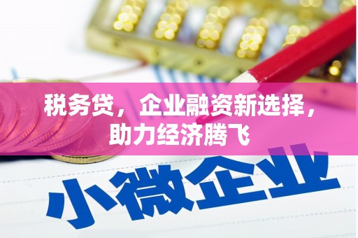 民雄税务贷，企业融资新选择，助力经济腾飞
