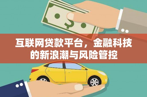 洛宁互联网贷款平台，金融科技的新浪潮与风险管控