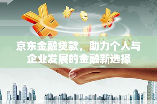 隆回京东金融贷款，助力个人与企业发展的金融新选择