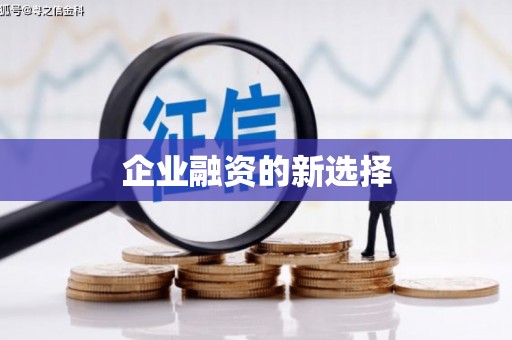 温州企业融资的新选择