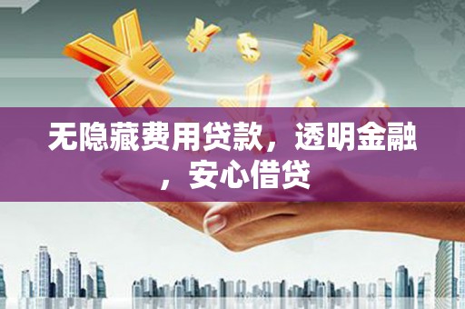 大林无隐藏费用贷款，透明金融，安心借贷