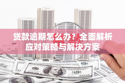 缙云贷款逾期怎么办？全面解析应对策略与解决方案
