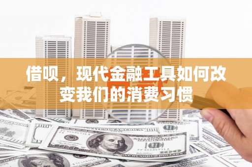 崆峒借呗，现代金融工具如何改变我们的消费习惯