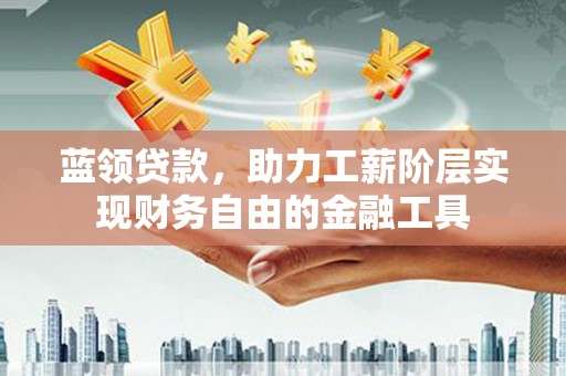 港口蓝领贷款，助力工薪阶层实现财务自由的金融工具