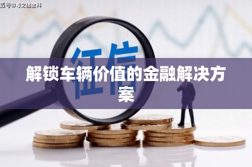 铜仁解锁车辆价值的金融解决方案