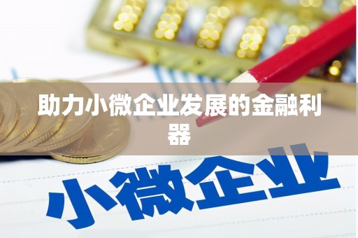 荷塘助力小微企业发展的金融利器